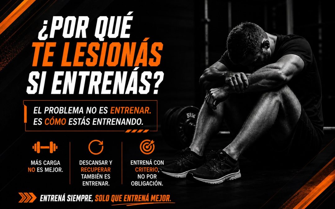 ¿Por qué me lesiono si entreno?
